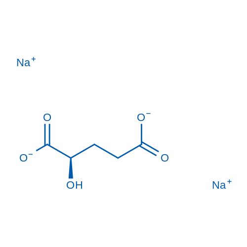 sD-2-Hydroxypentanedioic acid-2Na+