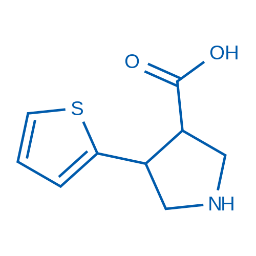 (±)-trans-4-(2-thienyl)-pyrrolidine-3-carboxylic acid.HCl