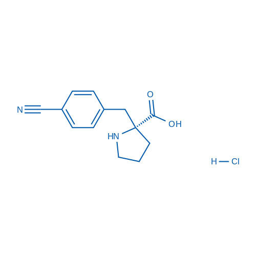 (R)-alpha-(4-cyano-benzyl)-proline.HCl