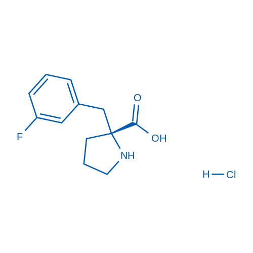 (R)-alpha-(3-fluoro-benzyl)-proline.HCl