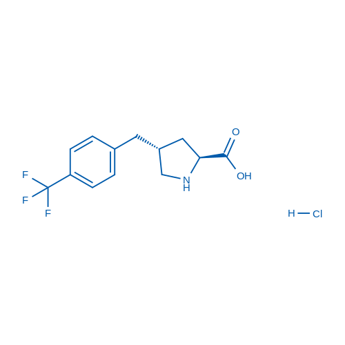 (R)-gamma-(4-trifluoromethyl-benzyl)-L-proline.HCl