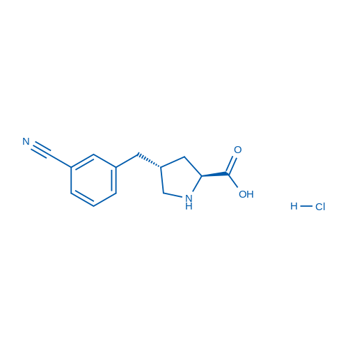 (R)-gamma-(3-cyano-benzyl)-L-proline.HCl