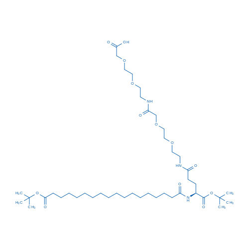 tBuO-Ste-Glu(AEEA-AEEA-OH)-OtBu