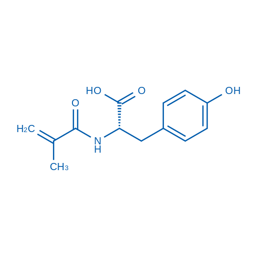 (S)-3-(4-hydroxyphenyl)-2-methacrylamidopropanoic acid