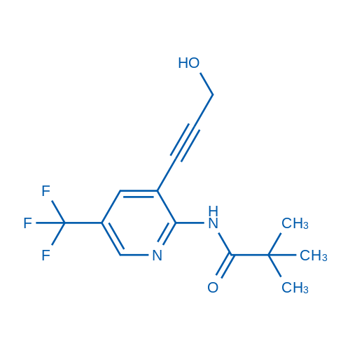 sN-(3-(3-hydroxyprop-1-yn-1-yl)-5-(trifluoromethyl)