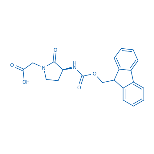 (3S)- Fmoc-2-oxo-1-Pyrrolidineacetic acid