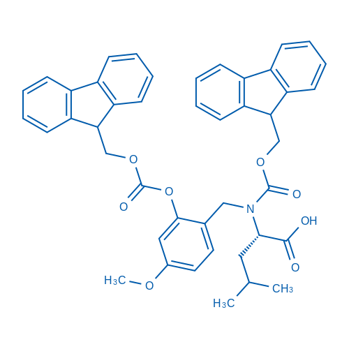 Fmoc-(Fmoc-Hmb)Leu-OH
