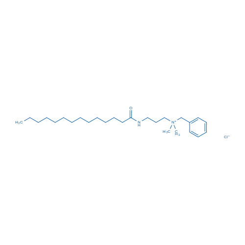 sbenzyldimethyl(3-((1-oxotetradecyl)amino)propyl)ammonium chl