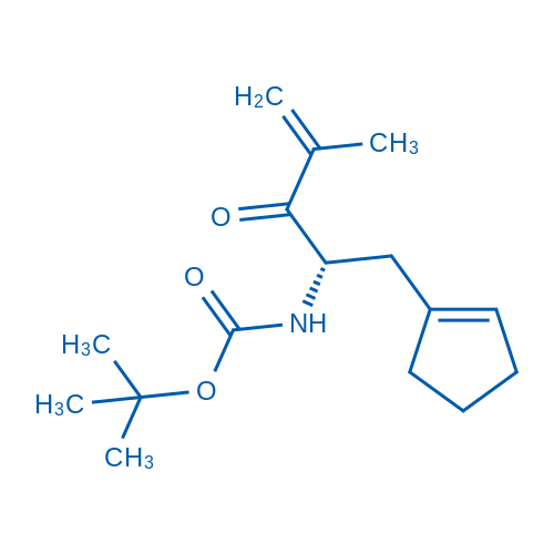 stert-Butyl (S)-(1-(cyclopent-1-en-1-yl)-4-methyl-3-oxopent-4