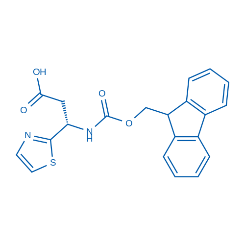 Fmoc-(S) -beta-2-Thiazolepropanoic acid