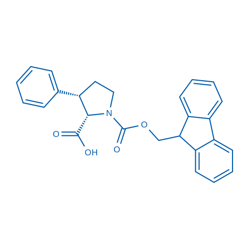 Racemic Fmoc-cis-3-phenyl-pyrrolidine-2-carboxylicacid