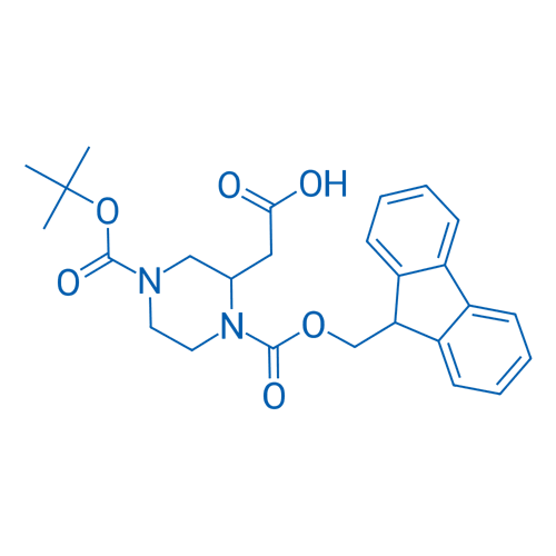 4-Boc-1-Fmoc-2-piperazineacetic acid