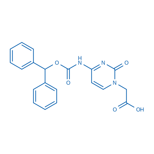 s(4-N-(Benzhydryloxycarbonyl)cytosine)-1-acetic acid