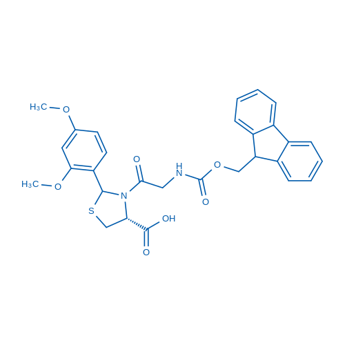 Fmoc-Gly-Cys(Psi(Dmp,H)pro)-OH