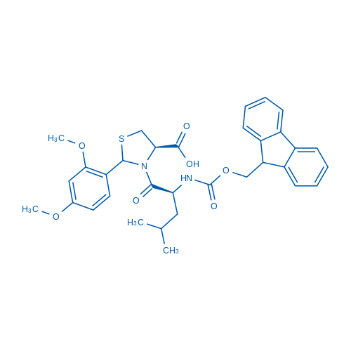 Fmoc-Leu-Cys(Psi(Dmp,H)pro)-OH