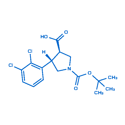 sBoc-(±)-trans-4-(2,3-dichlorophenyl)pyrrolidine-3-carboxyli