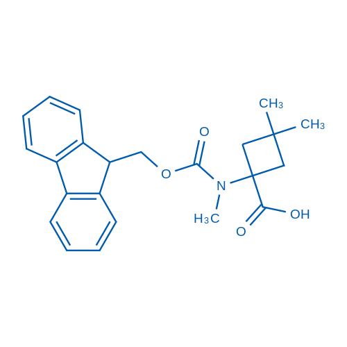 Fmoc-3,3-dimethylcyclobutane-1-methylamino-1-carboxylic acid