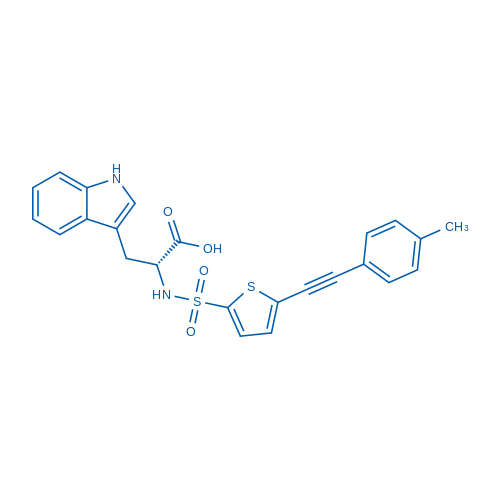 sR-3-(1H-Indol-3-yl)-2-(5-(p-tolyleth ynyl)thiophene-2