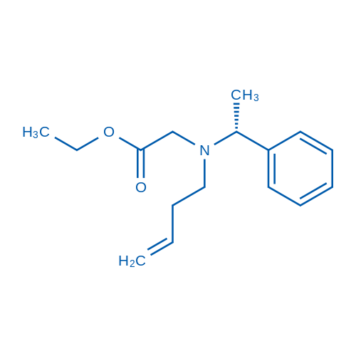 s(R)-(But-3-enyl-(1-phenyl-ethyl)-amino)-acetic acid ethyl es