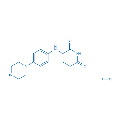 3-((4-(Piperazin-1-yl)phenyl)amino)piperidine-2,6-dione hydr