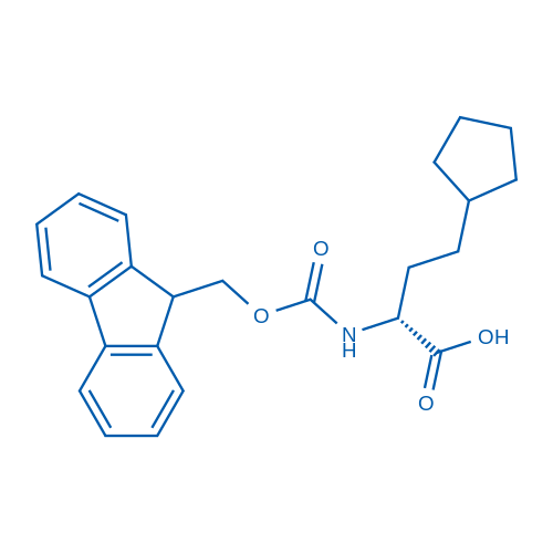 Fmoc-(R)-2-amino-4-cyclopentylbutanoic acid