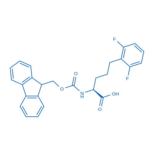 Fmoc-2-amino-5-phenyl(2,6-Difluoro)-L-pentanoic acid