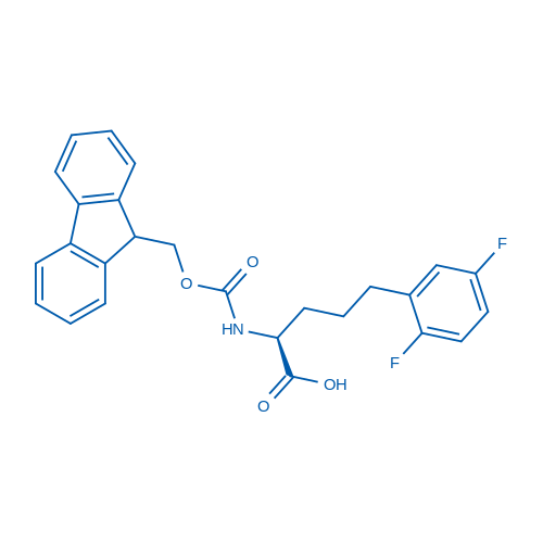 Fmoc-2-amino-5-phenyl(2,5-Difluoro)-L-pentanoic acid