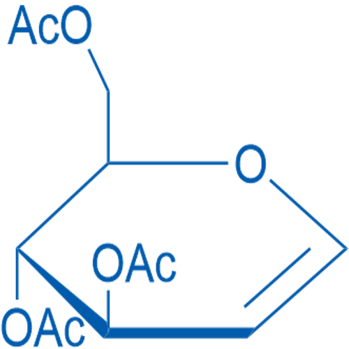 1,5-Anhydro-2-deoxy-D-arabino-hex-1-enitol3,4,6-Tri-O-acetyl