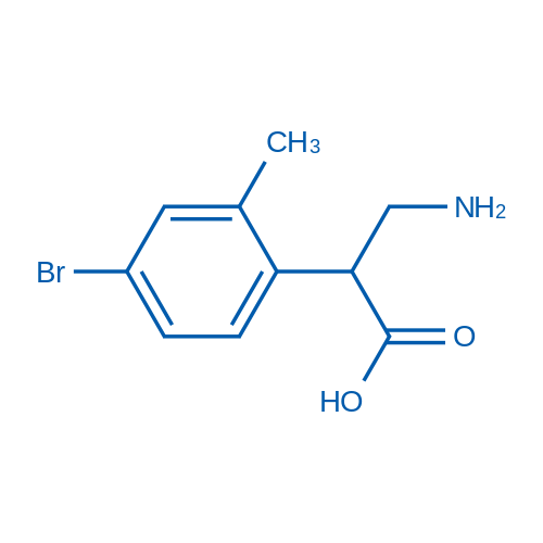 3-Amino-3-(4-bromo-2-methylphenyl)propanoic acid