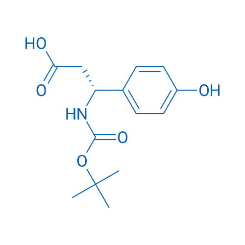 Boc-(R)-3-amino-3-(4-hydroxy-phenyl)- propionic acid