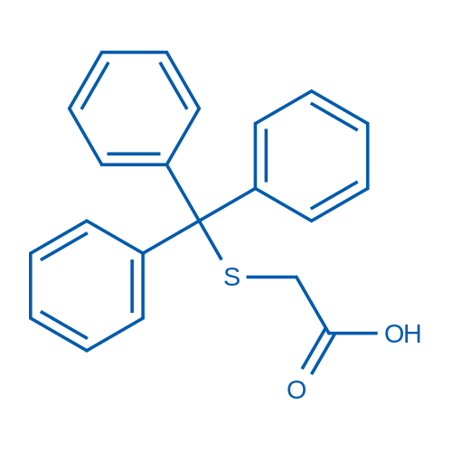 s2-tritylsulfanylacetic acid