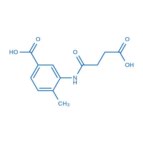 3-(3-Carboxy-propionylamino)-4-methyl-benzoic acid