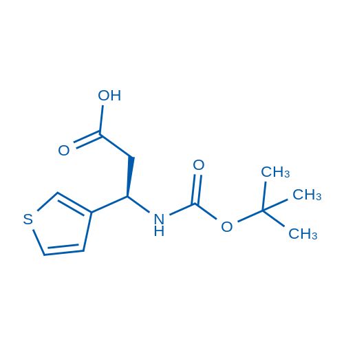 Boc-(R)-3-Amino-3-(3-thienyl)-propionic acid