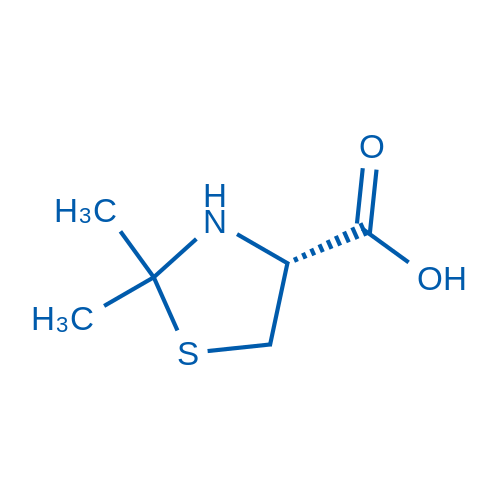 s(4R)-2,2-dimethyl-1,3-thiazolidine-4-carboxylic acid