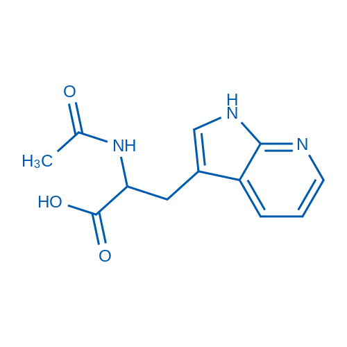 s2-Acetyl-3-(1H-pyrrolo(2,3-b)pyridin-3-yl)-DL-alanine