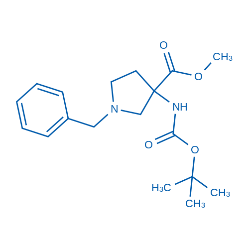 sMethyl 3-(Boc-amino)-1-benzylpyrrolidine-3-carboxylate