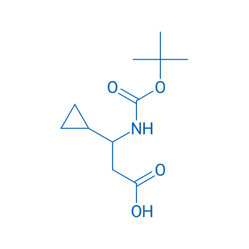 3-((tert-Butoxycarbonyl)amino)-3-cyclopropylpropanoic acid