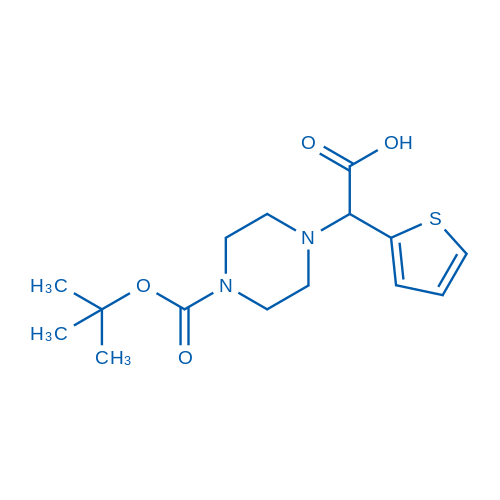 1-Boc-4-(carboxy-thiophen-2-yl-methyl)-piperazine