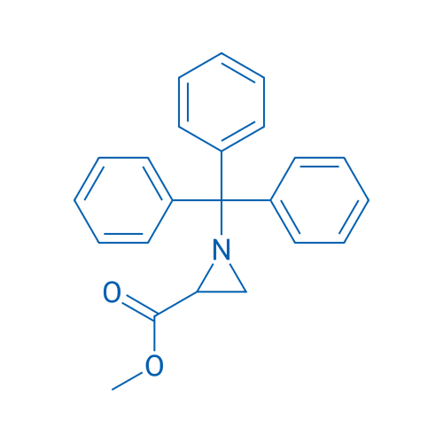 smethyl -1-tritylaziridine-2-carboxylate