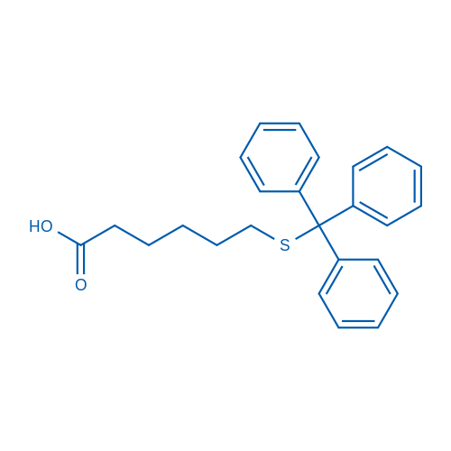 s6-(Tritylthio)-hexanoic acid