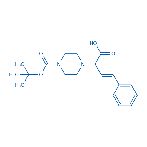 (3E)-2-(4-Boc-哌嗪)-4-苯基-3-丁酸