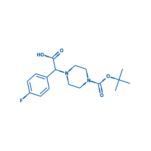 2-(4-Boc-哌嗪)-2-(4-氟苯基)乙酸