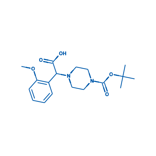 s2-(4-Boc-哌嗪-1-基)-2-(2-甲氧苯基)乙酸