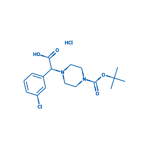 s2-(4-Boc-哌嗪)-2-(3-氯苯基)乙酸