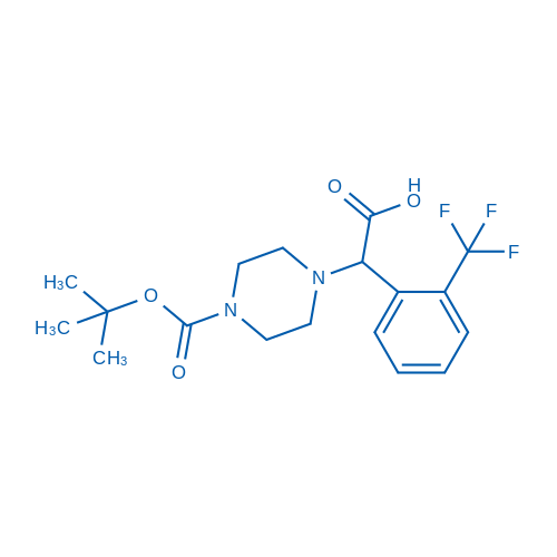 2-(4-Boc-piperazinyl)-alpha-(2-trifluoromethyl-phenyl)acetic ac