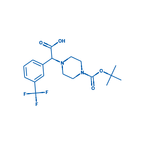 2-(4-Boc-哌嗪基)-alpha-(3-三氟甲基-苯基)乙酸