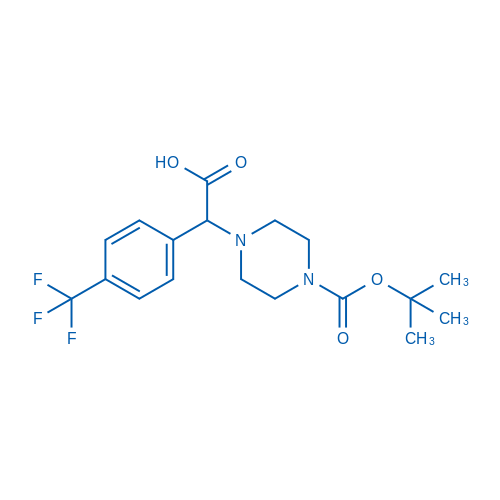 2-(4-Boc-哌嗪-1-基)-2-(4-(三氟甲基)苯基)乙酸