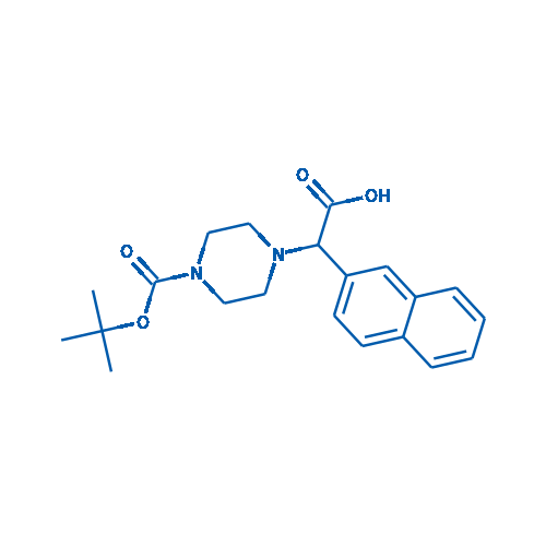 1-Boc-4-(carboxy-naphthalen-2-yl-methyl)-piperazine