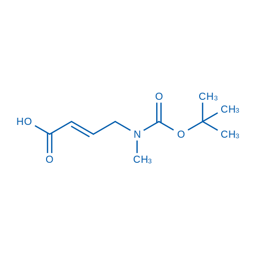 s(E)-4-((tert-butoxycarbonyl)(methyl)amino)but-2-enoic acid