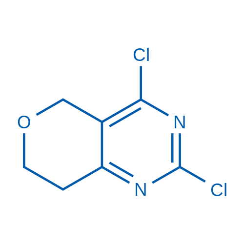 s2,4-dichloro-7,8-dihydro-5H-pyrano(4,3-d)pyrimidine